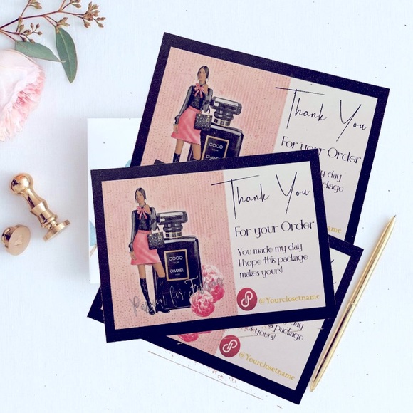 Thank You Business Cards,  Thank You  Custom Cards - Picture 1 of 10